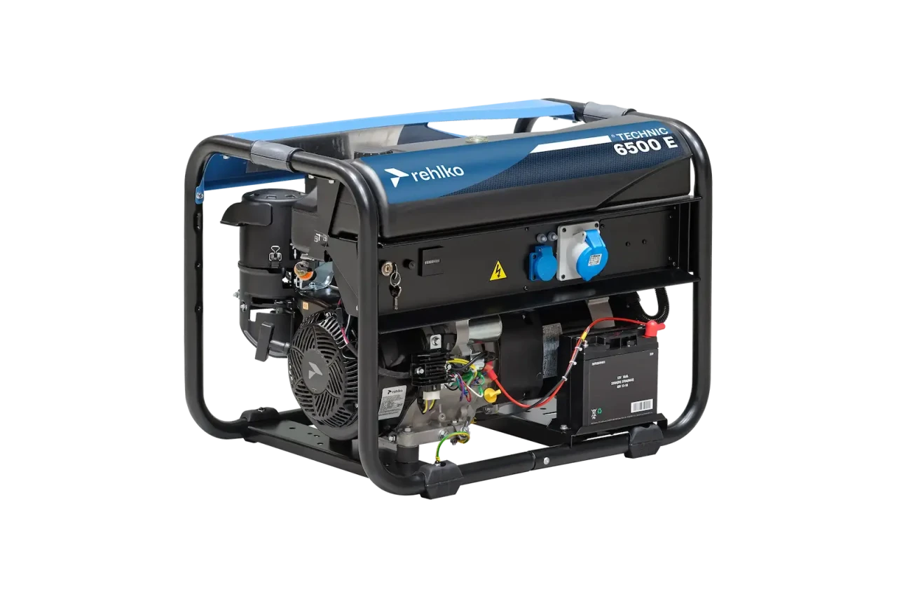 Groupe électrogène mobile à essence Rehlko Technic 6500 E C5